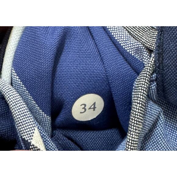 Lululemon Mens Kahuna Shorts size 34 Blue Plaid Check Golf Board Stretch Flat - Picture 10 of 10